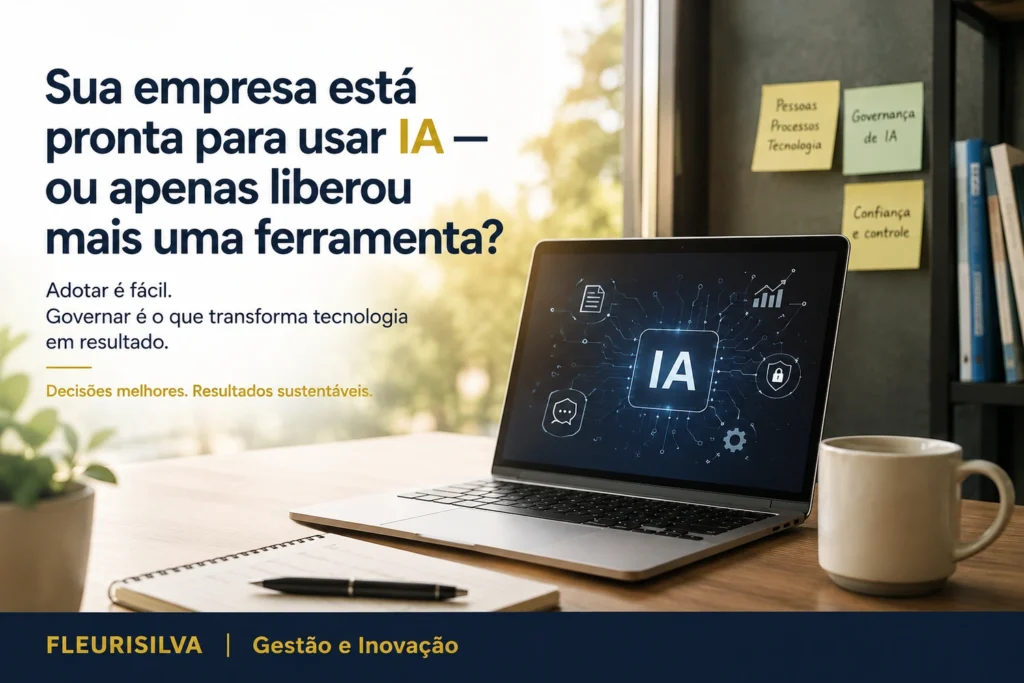 Sua empresa está pronta para usar IA — ou apenas liberou mais uma ferramenta?