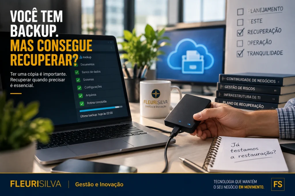 Você tem backup. Mas consegue recuperar?