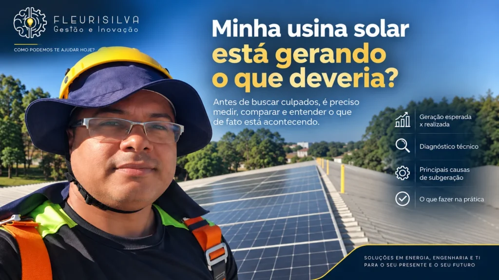 Minha usina solar está gerando o que deveria?