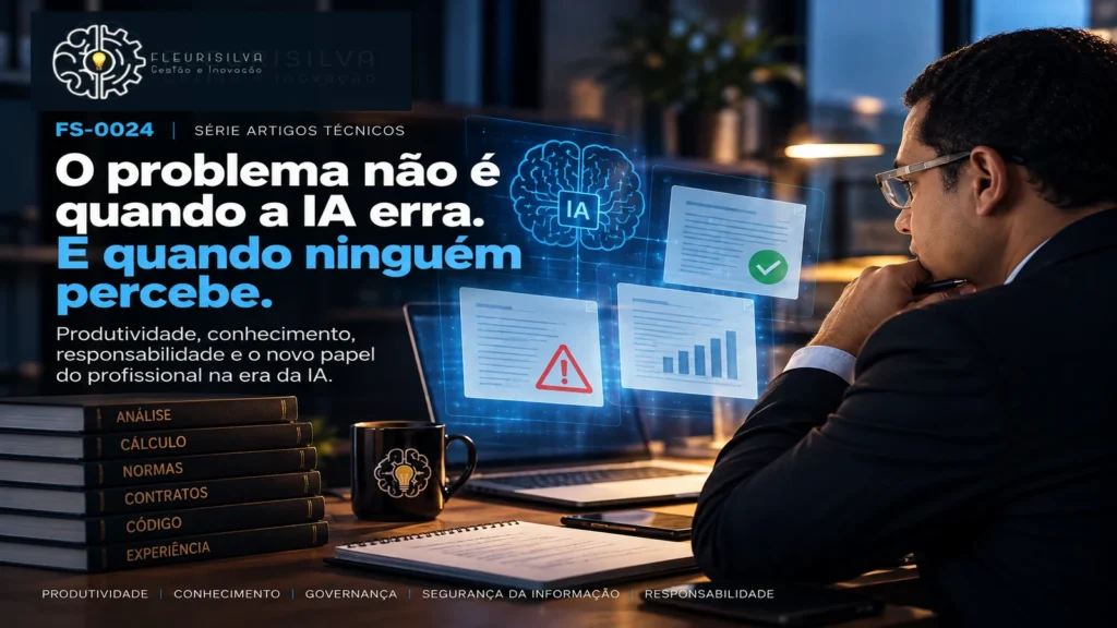 O problema não é quando a IA erra. É quando ninguém percebe.